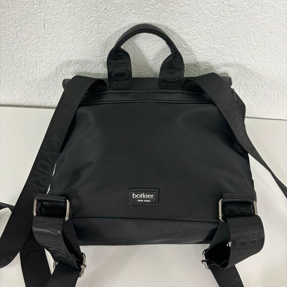 Botkier Black Faux Leather and Nylon Small Backpack - Picture 2 of 5